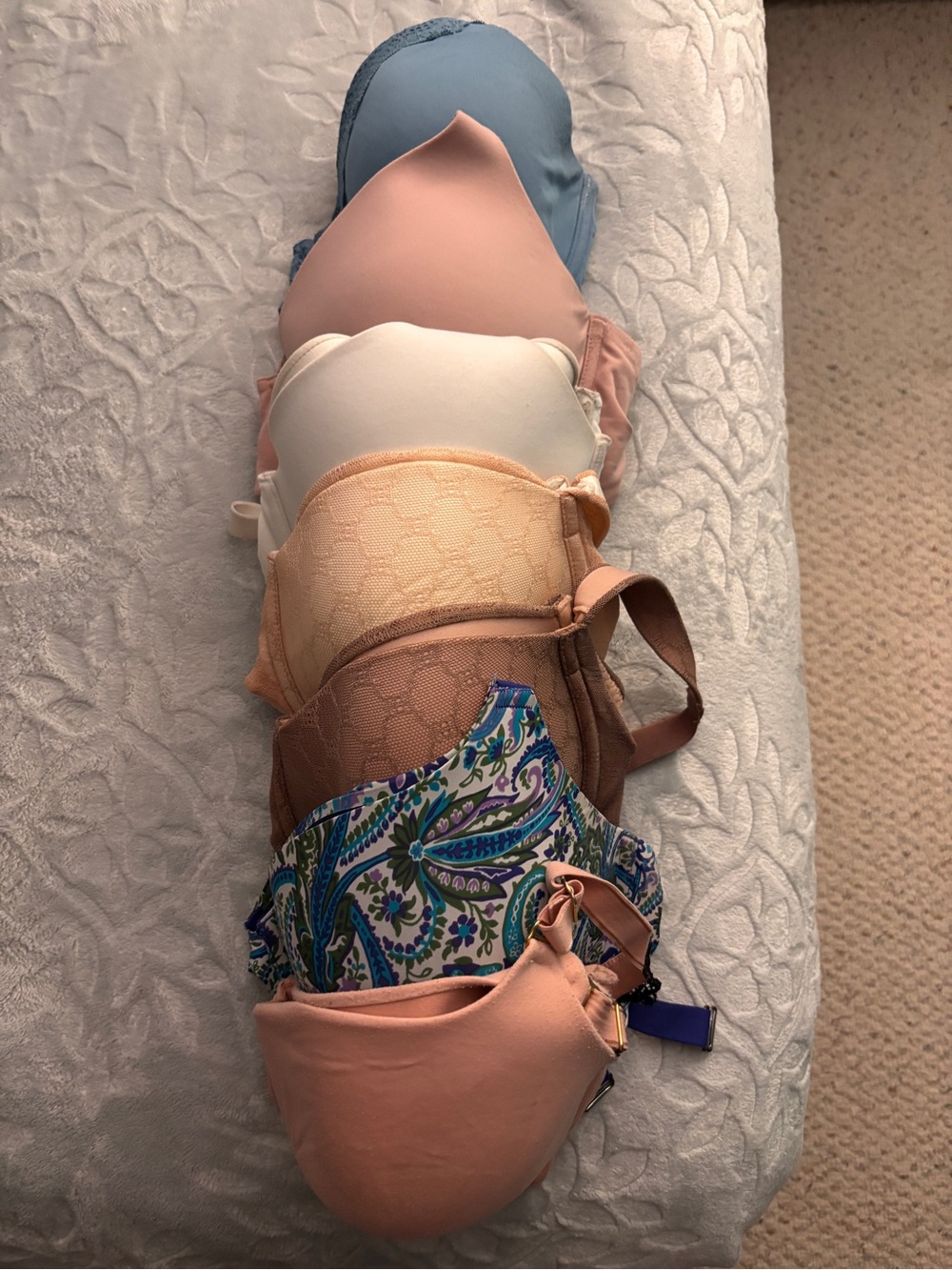 Soma Mixed Color Bras - Blue, Pink, White, Peach, Brown, Multicolor